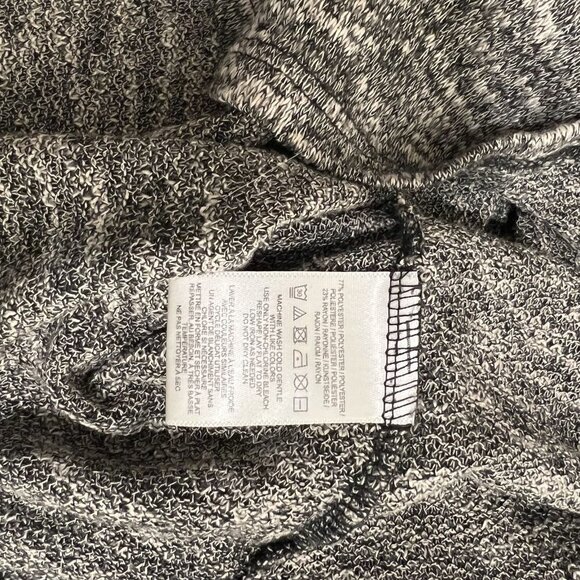 Free People Boxy Oversize Tunic Wide Relax Sleeves Womens Gray Neck Size XS - Picture 10 of 12